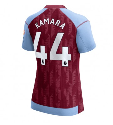 Aston Villa Boubacar Kamara #44 Primera Equipación Mujer 2023-24 Manga Corta